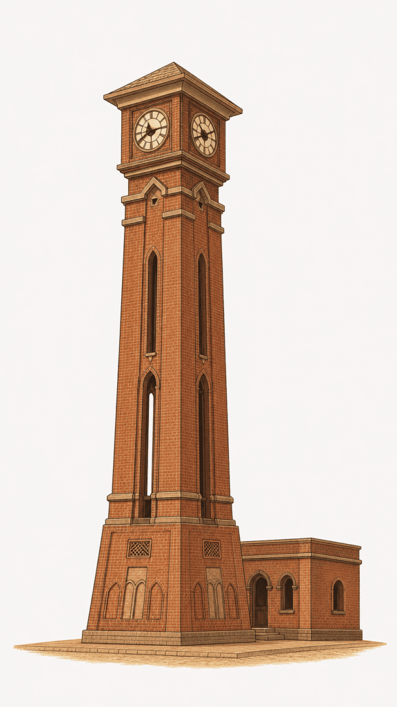 slender clock tower Rawalpindi