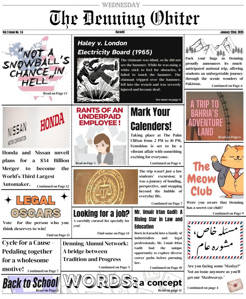 The Denning obiter Vol 1 Issue No. 1.6 min page 0001